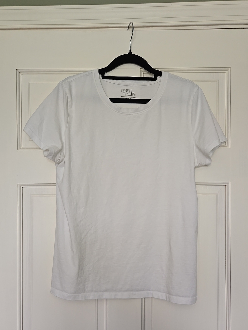 White Crew Neck Short Sleeve Tee
